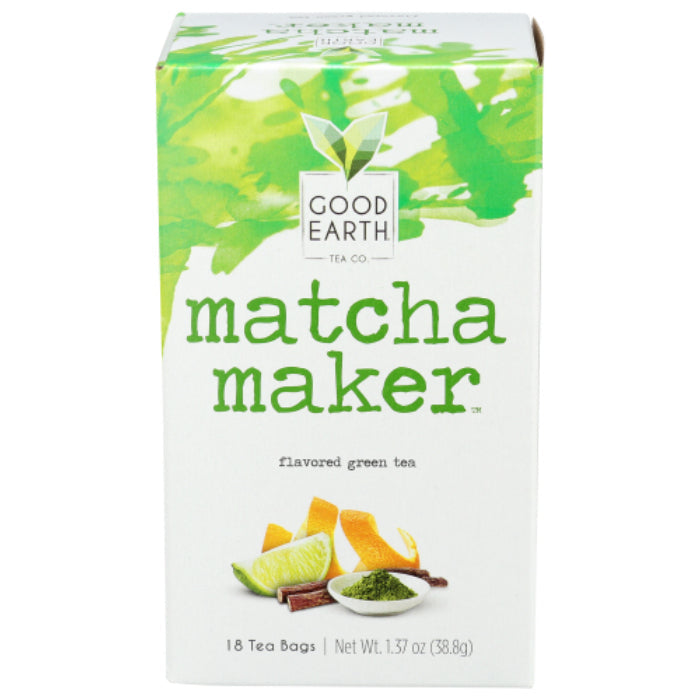 Good Earth - Tea Matcha Maker, 18 Bags | Pack of 6