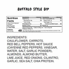 Good Foods - Dip Plant Based Buffalo, 8oz  Pack of 8 - back