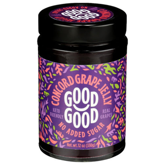 GOOD GOOD - JAM SWEET GRAPE 12 OZ - Pack of 6