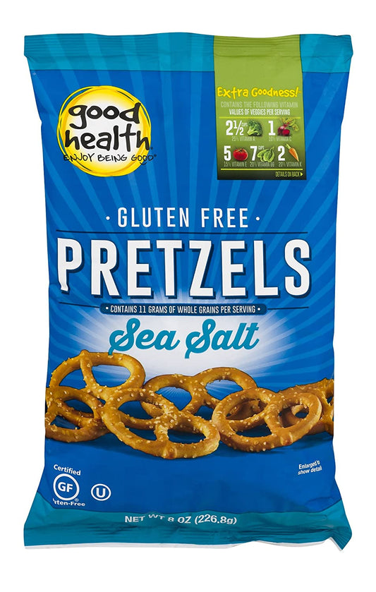 Good Health -. Pretzels Gluten Free Sea Salted, 8 Oz  Pack of 12