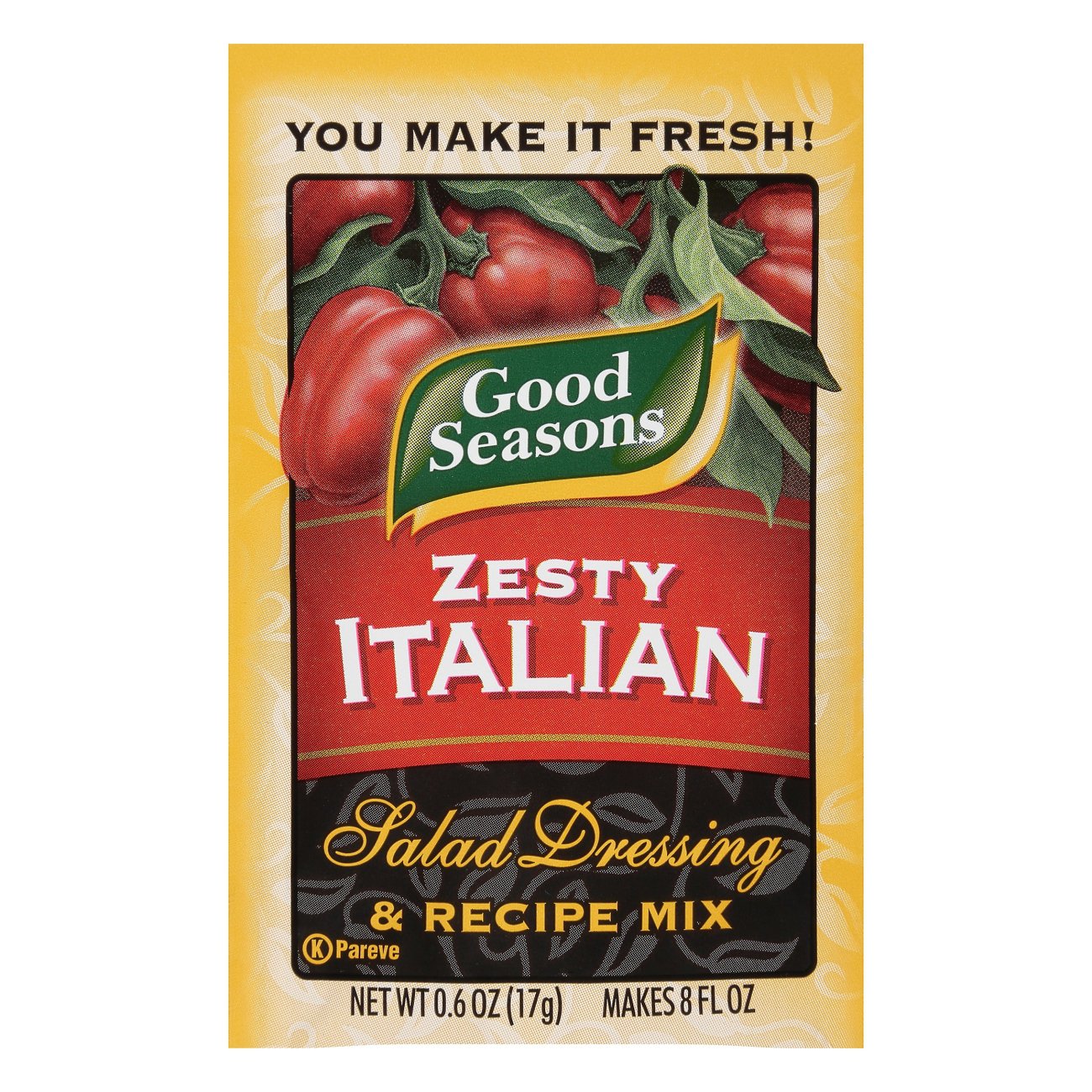 Good Seasons - Zesty Italian Dressing and Recipe Mix, 0.6oz | Pack of 24