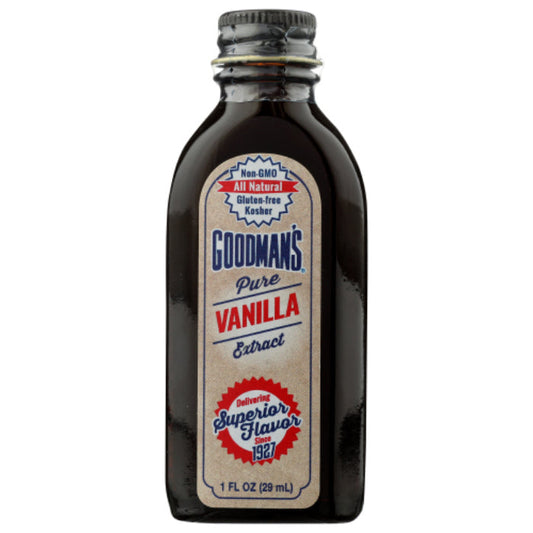 GOODMANS EXTRACT VANILLA PURE 1 FO - Pack of 6