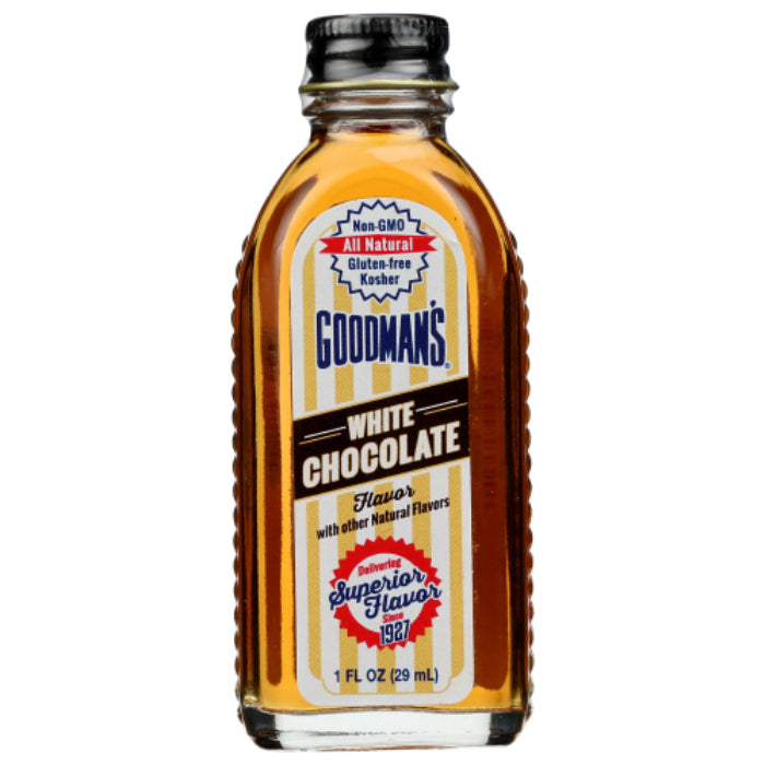 Goodmans Flavor - Chocolate White, 1 Fl Oz | Pack of 6