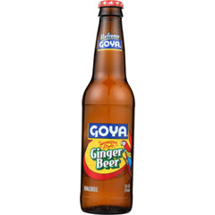 Goya - Soda Ginger Beer, 12 Fl Oz | Pack of 24