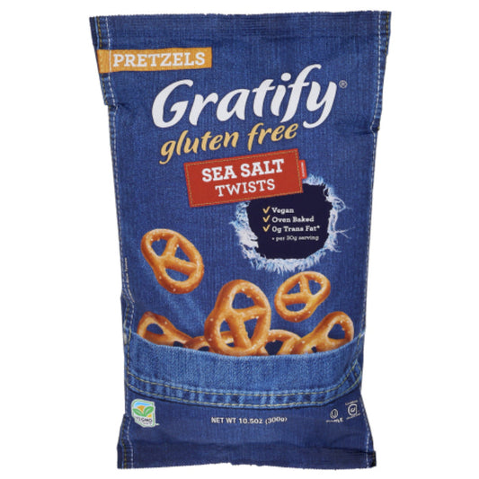 Gratify - Pretzel Twist Gluten Free, 10.5 Oz | Pack of 6