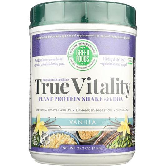 Green Foods True Vitality Protein Shake - Vanilla, 22.7 oz