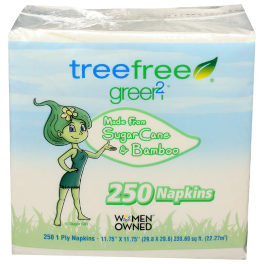 Green2 - Napkin Lunch Tree Free 250 Pc | Pack of 16