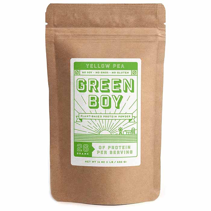 Green Boy - Yellow Pea Protein Powder, 16oz