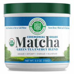 Green Foods - Ceremonial Grade Matcha Green Tea Energy Blend, 5.5oz