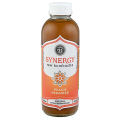 Gt Enlightened Kombucha - Kombucha Peach Paradise, 16fo  Pack of 12