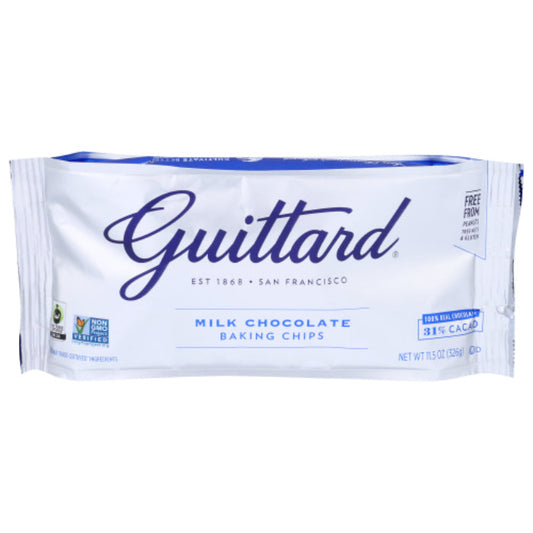 GUITTARD - CHOC CHIP MLK CHOC MAXI 11.5 OZ - Pack of 12