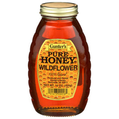 Gunters - Wildflower Honey, 16 Oz | Pack of 12