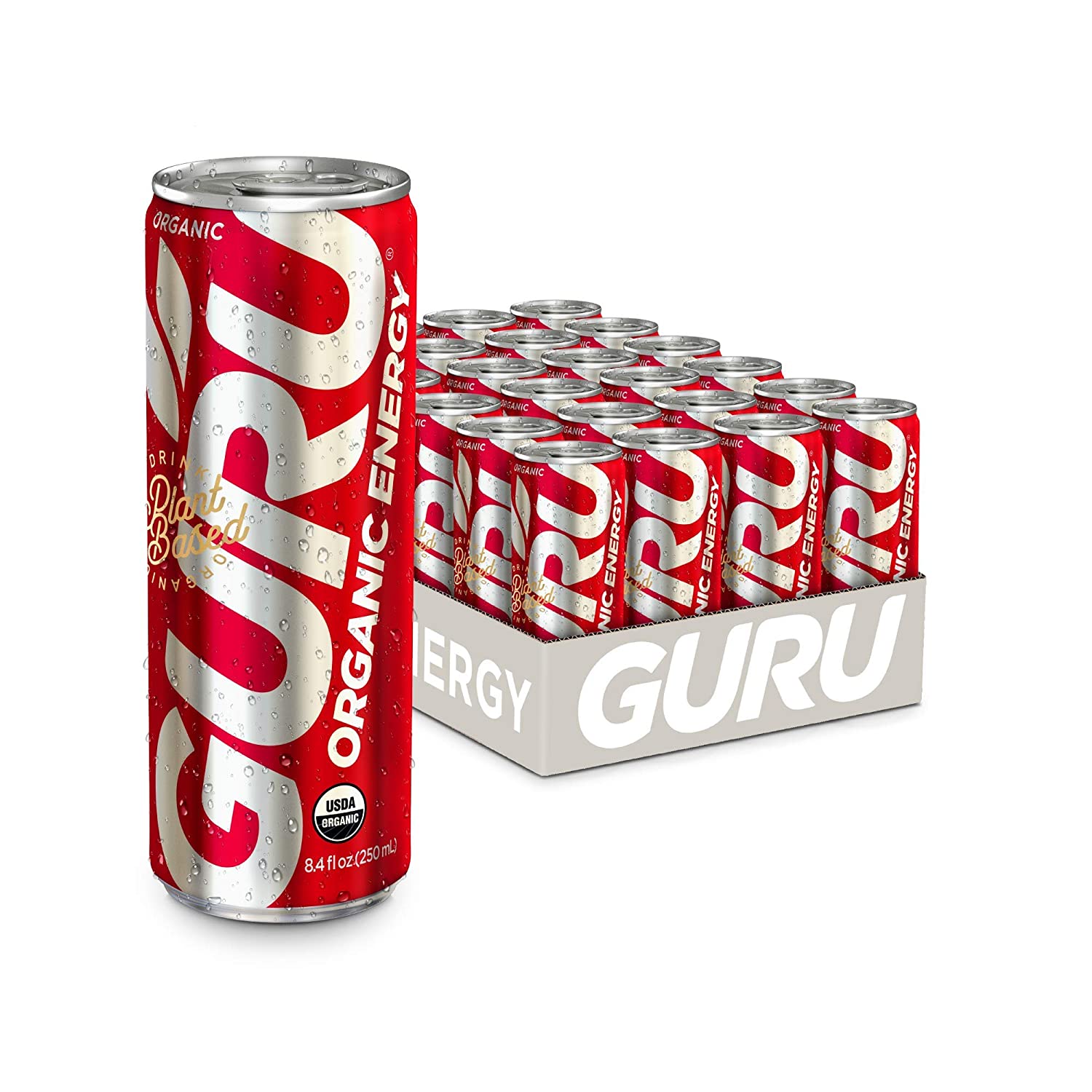 Guru Natural Energy - Original - 8.4fl Oz
 | Pack of 24 - PlantX US