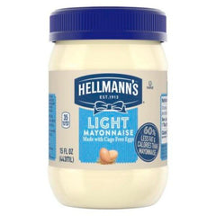 HELLMANNS - Light Mayonnaise , 15 Oz   Pack of 12