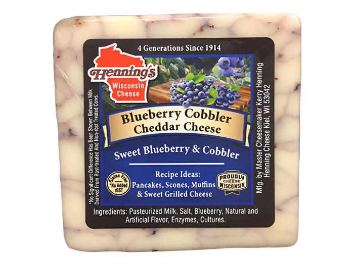 HENNINGS CHEESE CHDR BLUEBRY COBBL 5.6 OZ - Pack of 18