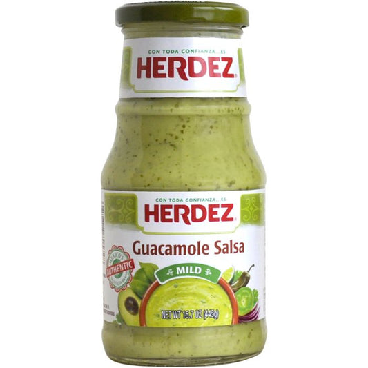 HERDEZ - SALSA GUACAMOLE MILD 15.7 OZ - Pack of 12