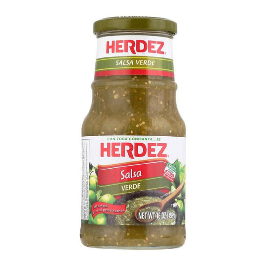 Herdez - Verde Salsa, 16 Oz - Pack of 12