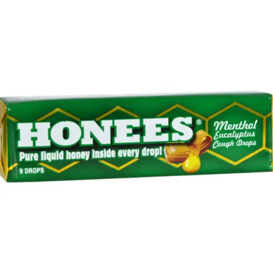 HONEES - LOZENGE EUCALYPTUS 20PC 1.63 OZ - Pack of 24