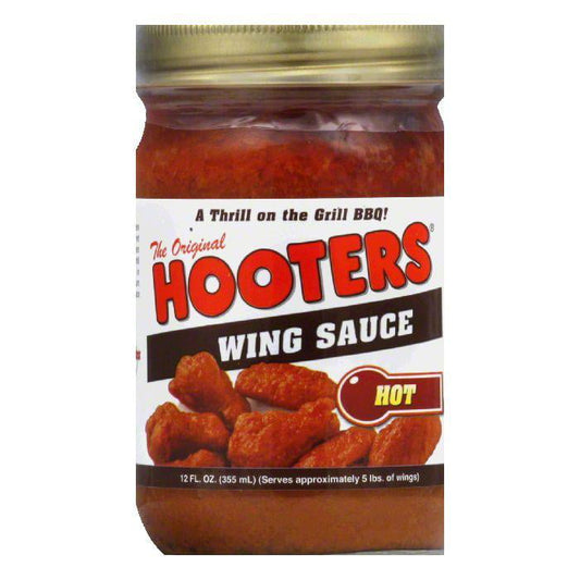 HOOTERS - SAUCE WING HOT 12 OZ - Pack of 6