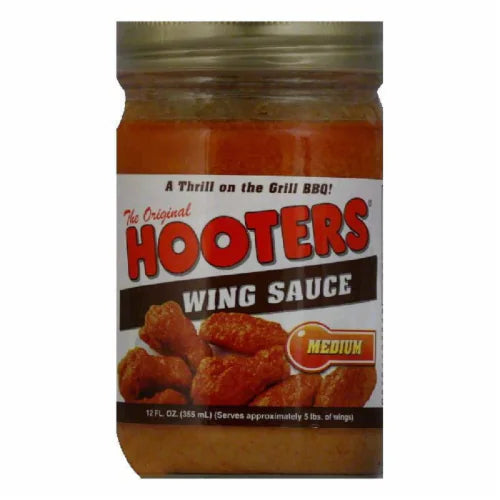 HOOTERS - SAUCE WING MEDIUM 12 OZ - Pack of 6