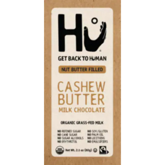 HU BAR CASHEW BTR MLK CHOC 2.1 OZ - Pack of 6