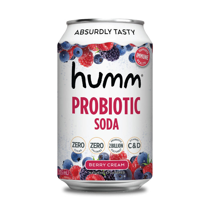 HUMM - SODA PROBIOTIC BERRY CRM 12 FO - Pack of 6