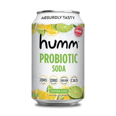 HUMM - SODA PROBIOTIC LMN LIME 12 FO - Pack of 6