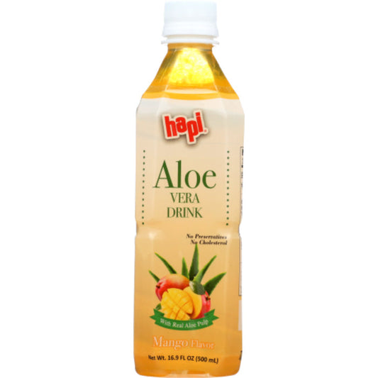 Hapi - Drink Aloe Vera Mango, 16.9 Fl Oz | Pack of 20