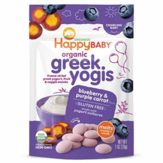 Happy Baby - Yogi Grk Ygrt Blbry Crrt Org 1 Oz - Pack Of 8