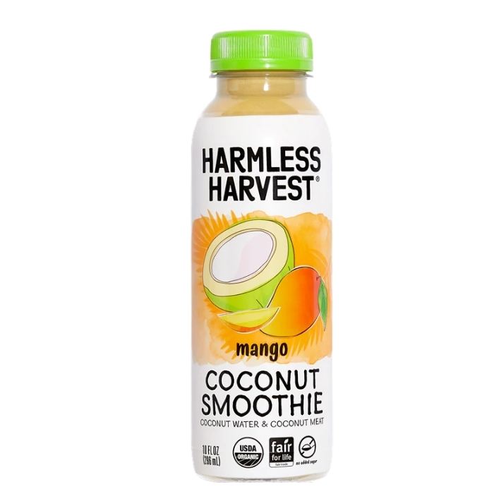 Harmless Harvest - Organic Coconut Smoothie, 10oz - Mango - Front