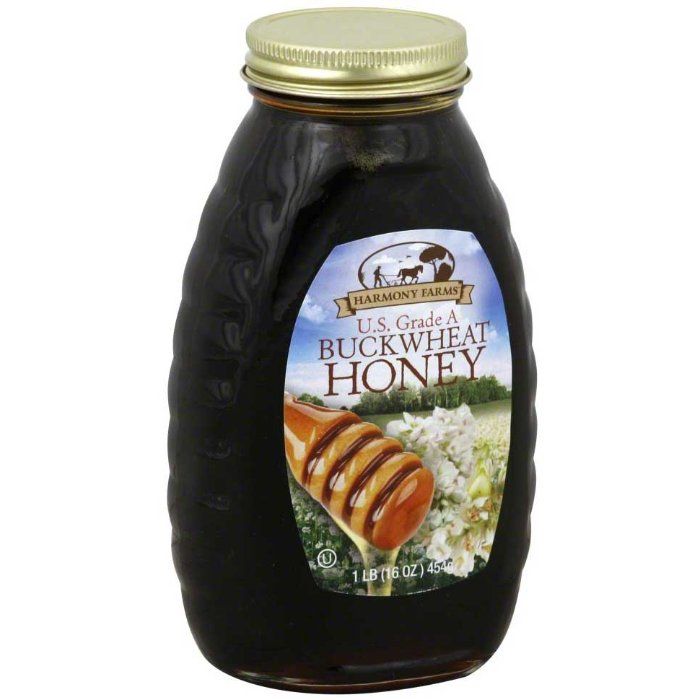 Harmony Farms Honey Buckwheat 16 Oz - Pack Of 6