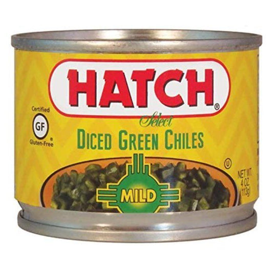 Hatch - Green Chili Dice Mild 4 Oz - Pack Of 24