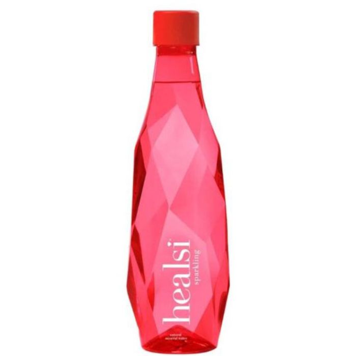 Healsi - Water Bottle Red Sparkling 16.9 Fo - Pack Of 12