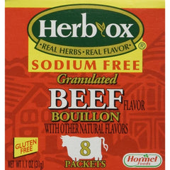 Herb Ox - Broth Inst Lslt Beef 1.1 Oz - Pack Of 12