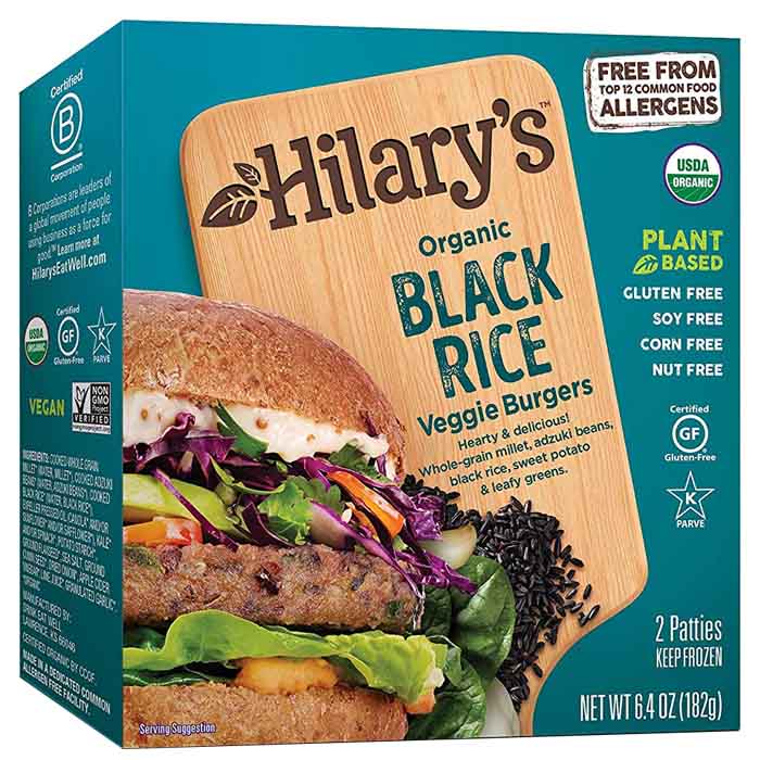 Hilary's - Veggie Burgers - Black Rice, 6.4oz