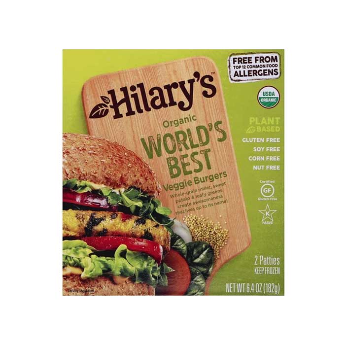 Hilary's - Veggie Burgers - World's Best, 6.4oz