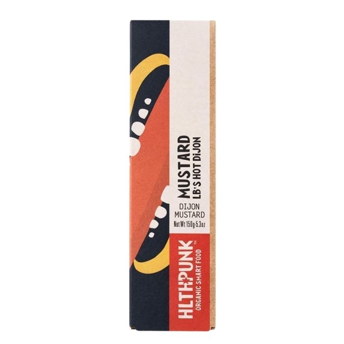 Hlthpunk - Organic Hot Dijon Mustard, 5.3oz - Front
