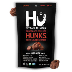 Hu- Chocolate Hunks Sour Goldenberry, 4 oz
 | Pack of 6 - PlantX US