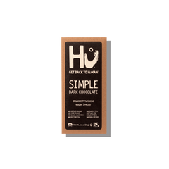 Hu Simple Dark Chocolate 70% Cacao - 2.1oz
 | Pack of 12 - PlantX US