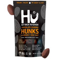 Hu, Chocolate Covered Hunks, Almonds + Sea Salt, 4 oz
 | Pack of 6 - PlantX US