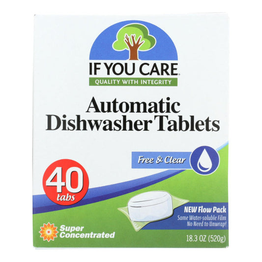 If You Care - Automatic Dishwasher Tablets, 40 Tablets - Pack of 8