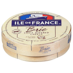 ILE DE FRANCE - CHEESE BRIE SOFT RIPE 8 OZ - Pack of 6