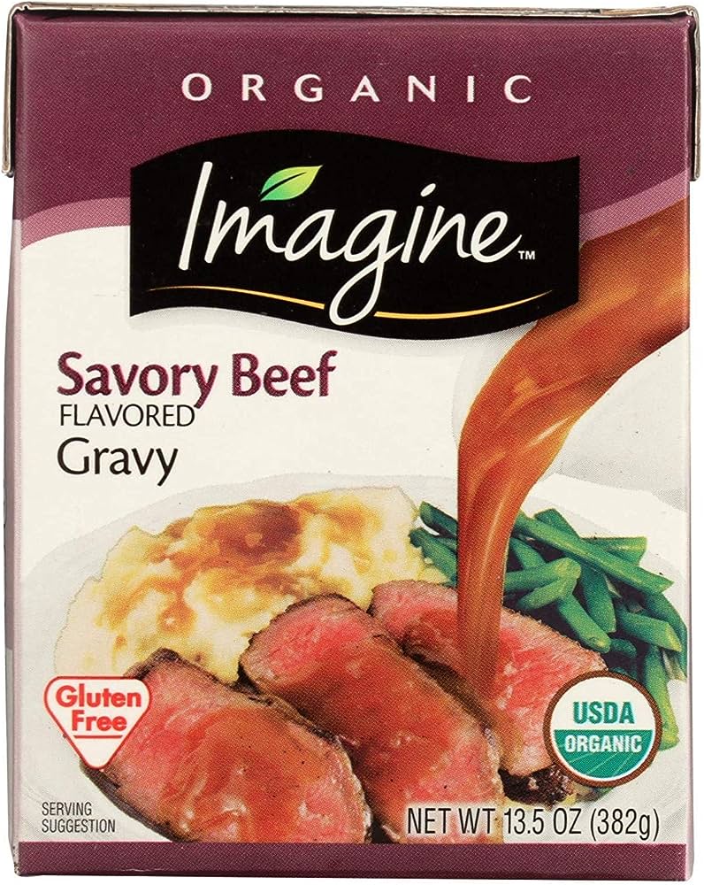 Imagine - Organic Savory Beef Gravy, 13.5 Oz - Pack of 12