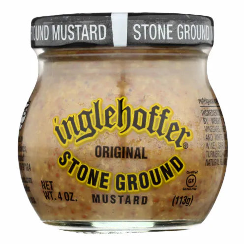 Inglehoffer - Stone Ground Mustard, 4 Oz - Pack of 12