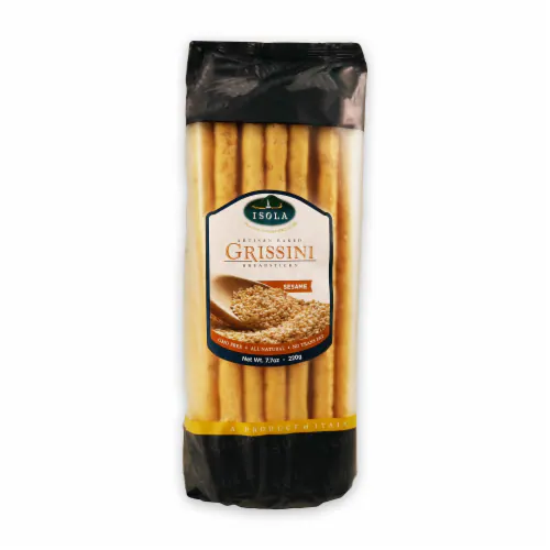 ISOLA GRISSINI SESAME 220 GM - Pack of 8