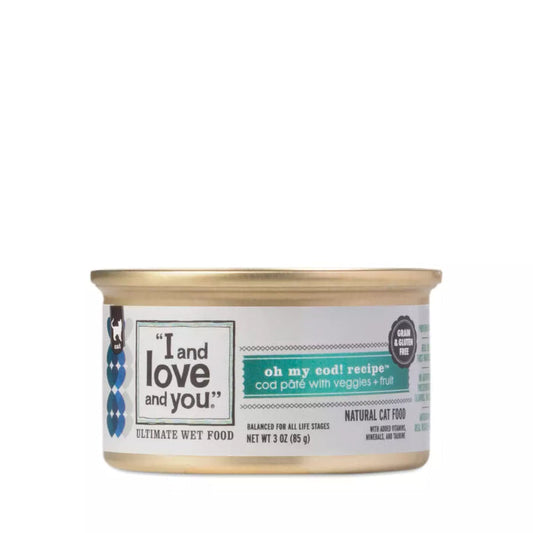 I&Love&You - Cat Food Can On My Cod Pate, 3 Oz - Pack of 24