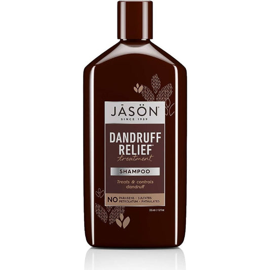 Jason - Dandruff Relief Shampoo, 12 Oz - Pack of 3