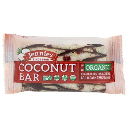 Jennie's - Organic Coconut Bar, 1.5 Oz - Pack of 12