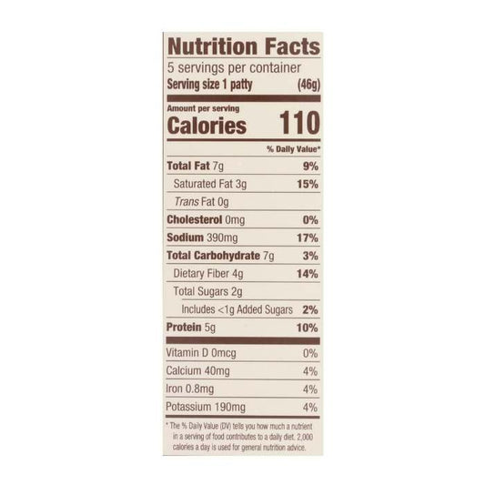 Jack & Annie's - Savory Breakfast Jack Sausage Patties, 8.1oz - nutrition facts