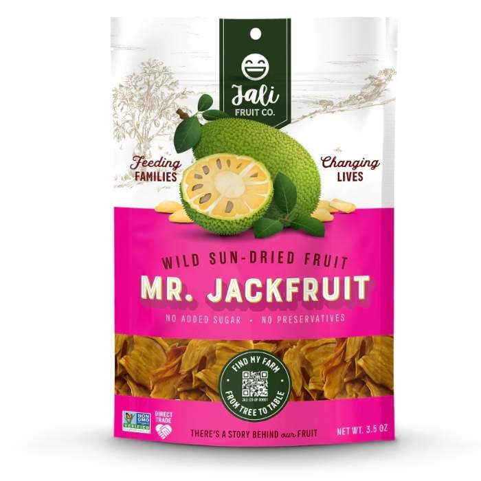 Jali Fruit Co. - Wild Sun-Dried Mr. Jackfruit Fruit, 3.5oz - front